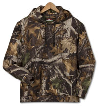 11393  Hooded Camo Pullover