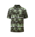 12505  Full Dye-Sub Hawaiian Palm Tree Camp Shirt