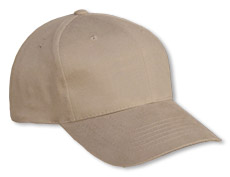 37001  Light Weight Brushed Cotton Cap - Constructed